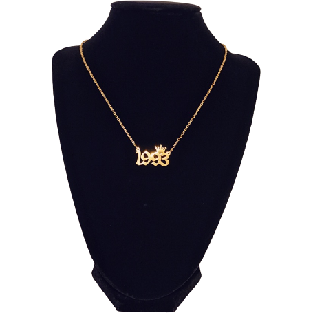 Birth Year Necklace - A's87collection