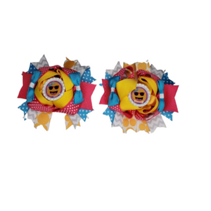 Cool  Emoji Bow (A pair) - A's87collection